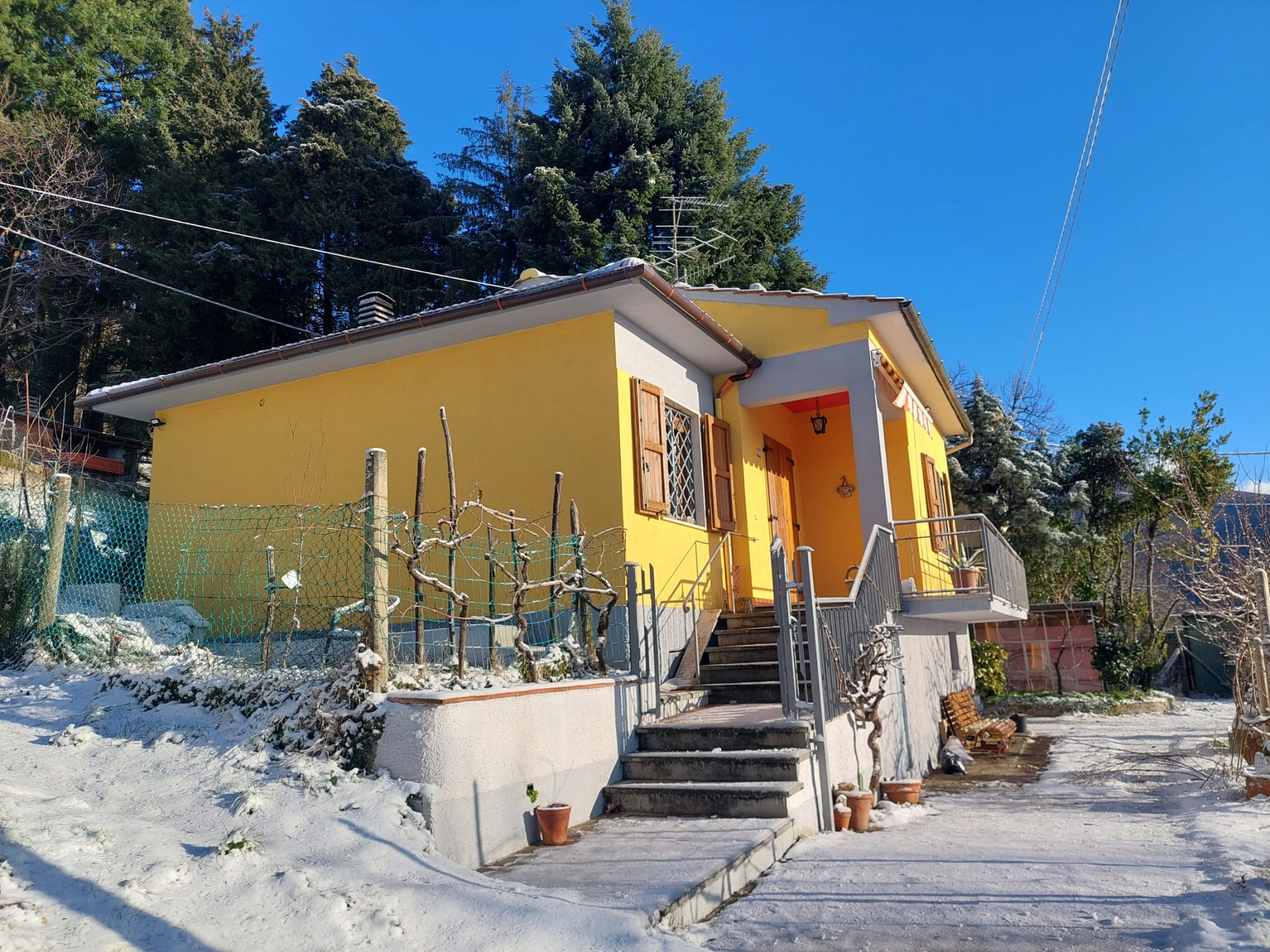 La casa in inverno